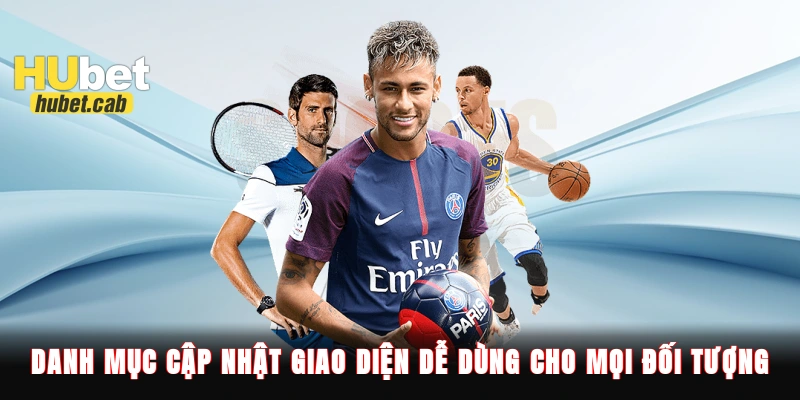 Danh mục cập nhật giao diện dễ dùng cho mọi đối tượng